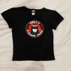 Emily the strange babydoll tee
